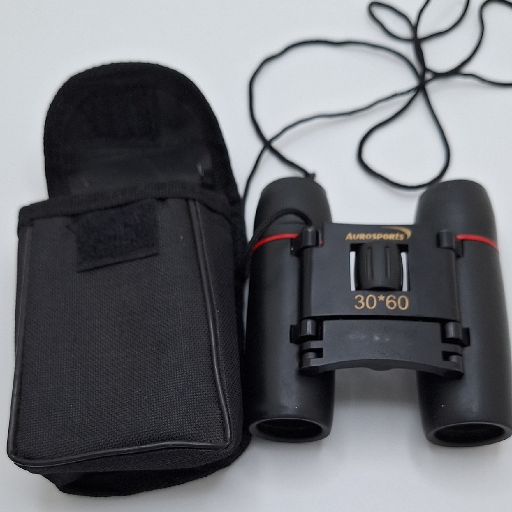 Black AURORASPORTS Binoculars with Case